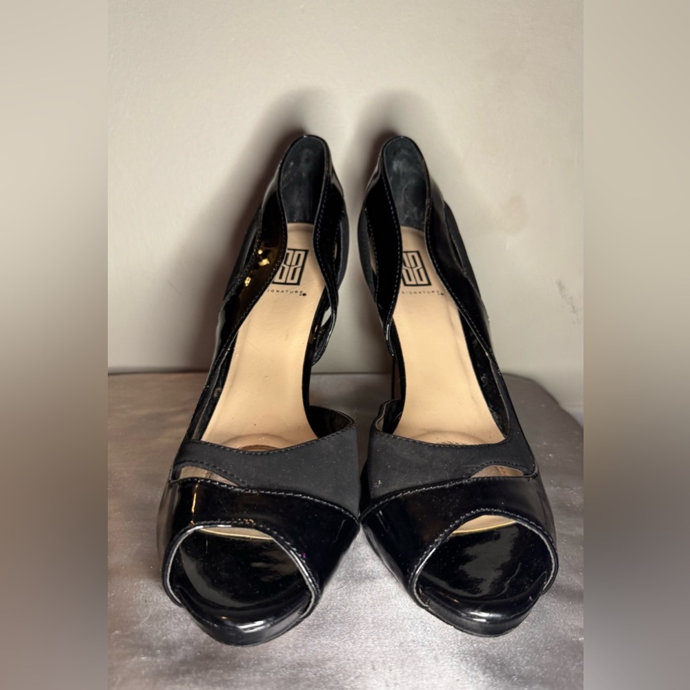 Platform Stiletto Pumps Size 8